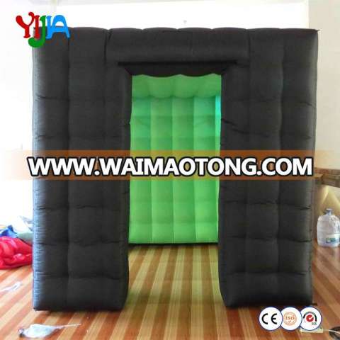 black color oxford Inflatable photo booth digital photo booth for sale